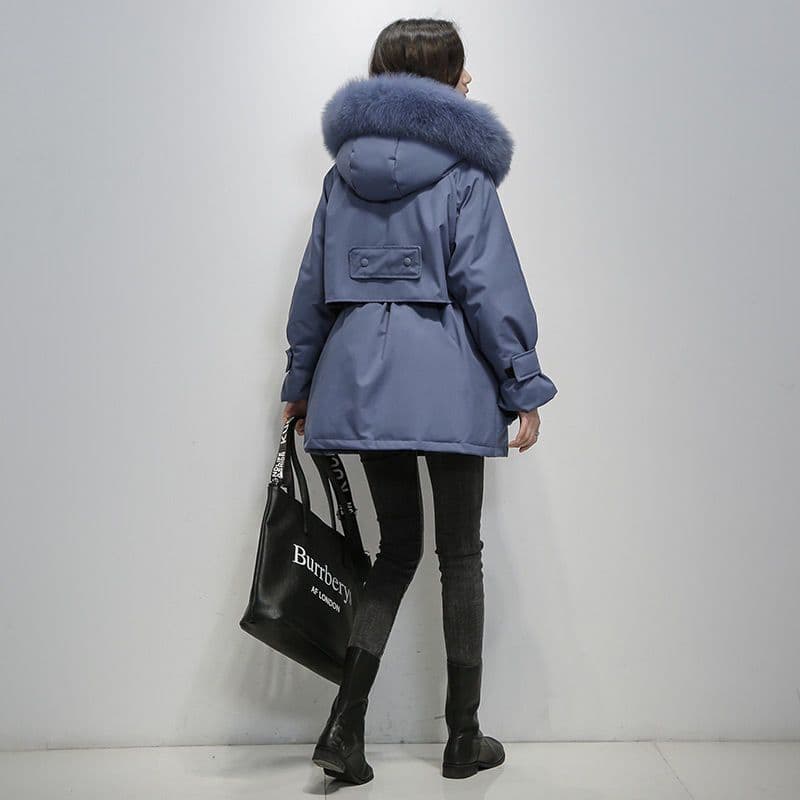 Winterparka Damen Vegan Pelz Ökologisch - IdealeKleiden