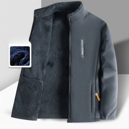 Warmes Winterkleid Fleece Gefüttert Modern