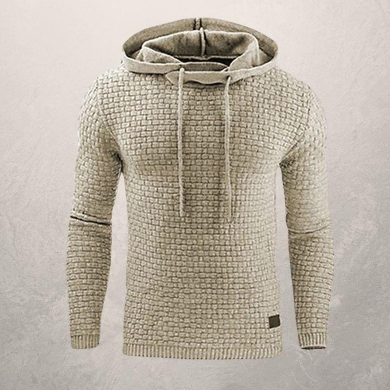 Kapuzenpullover Damen Slim Fit Weich Karomuster Lange Ärmel