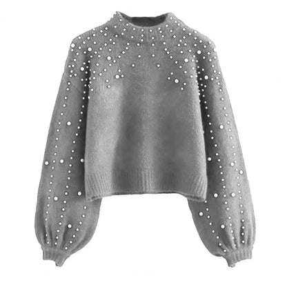 Weiches Strickoberteil Damen Modern
