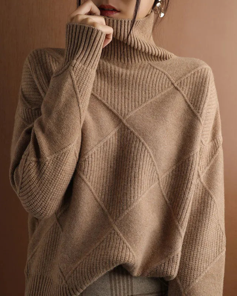 Weiche Turtleneck Sweater Damen