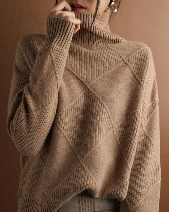 Weiche Turtleneck Sweater Damen