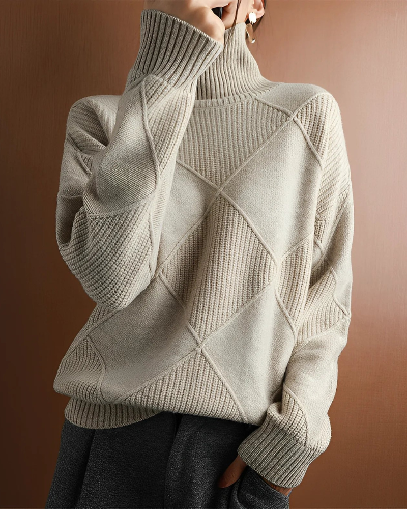Weiche Turtleneck Sweater Damen