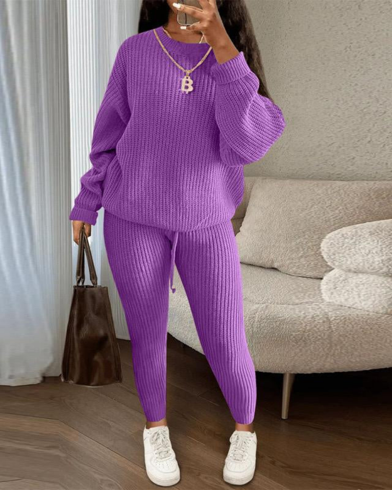 Bequeme 2-teilige Loungewear Damen Set