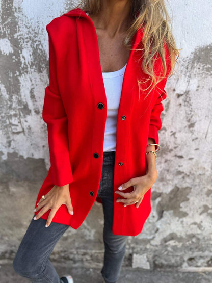 Komfortable Jacke mit Kapuze Relaxed Style