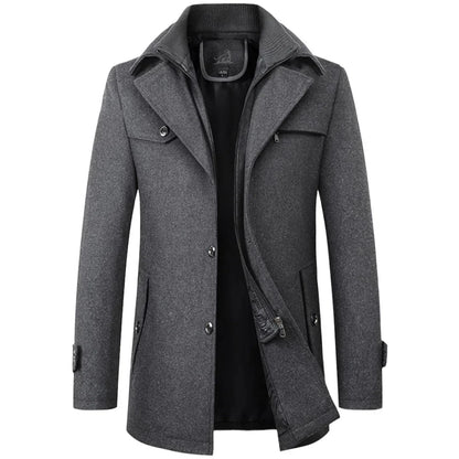Stylische Herren Winterjacke Bequem