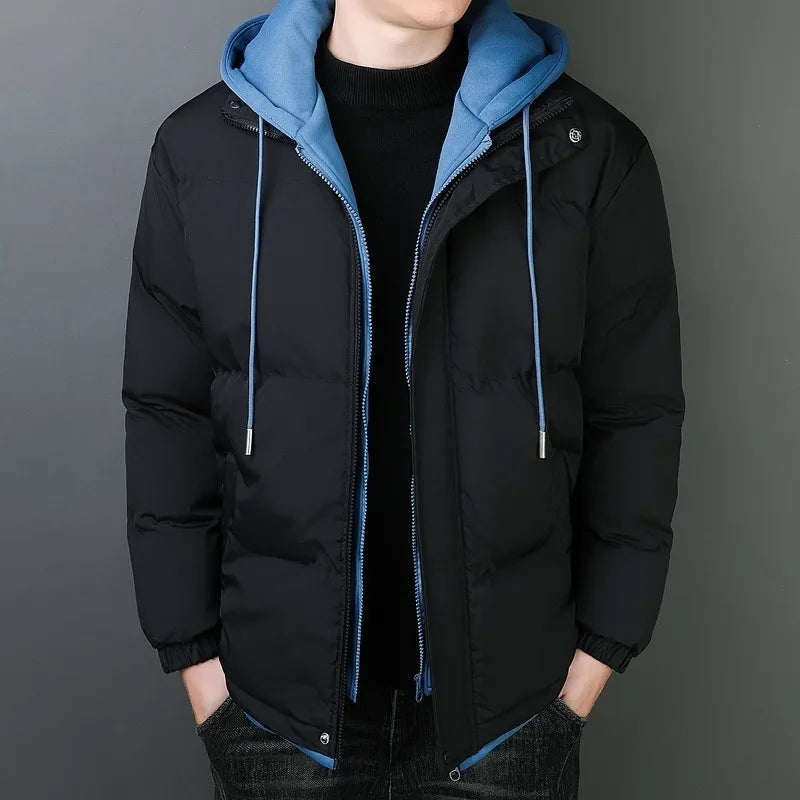 Herren Winterjacke Warm Winddicht