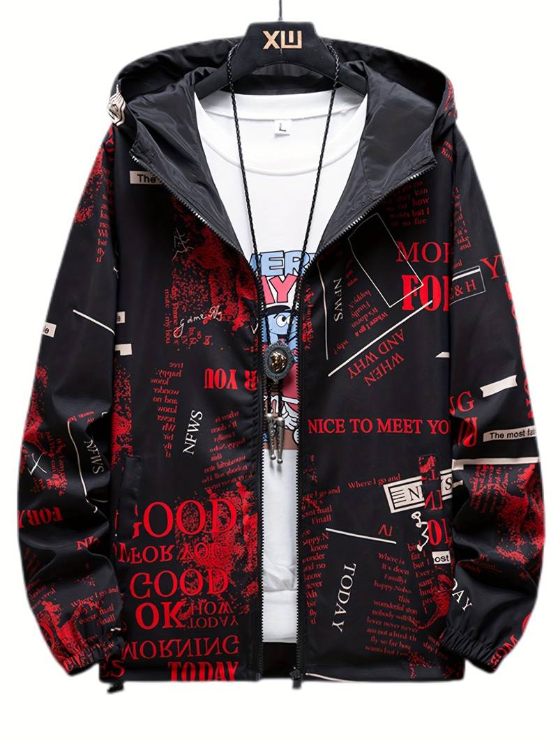 Herren Wendejacke Lässig Casual