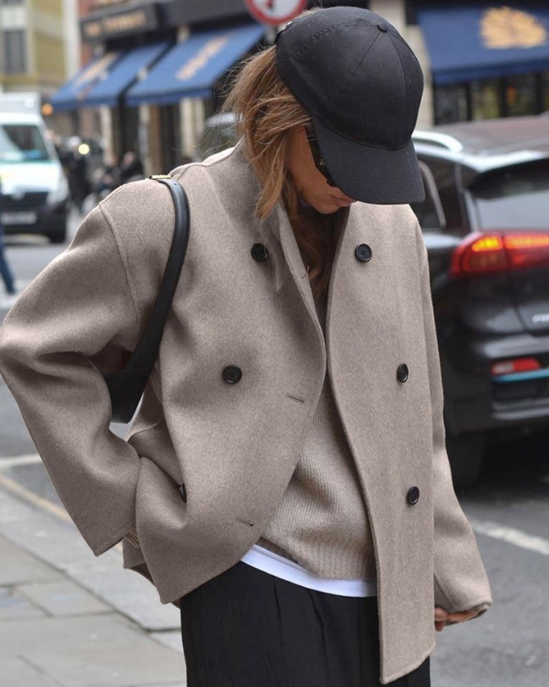 Übergrößene Französische Design Jacke