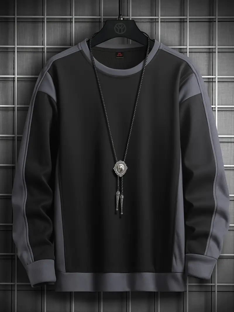 Herren Pullover Rundhals Modern Style