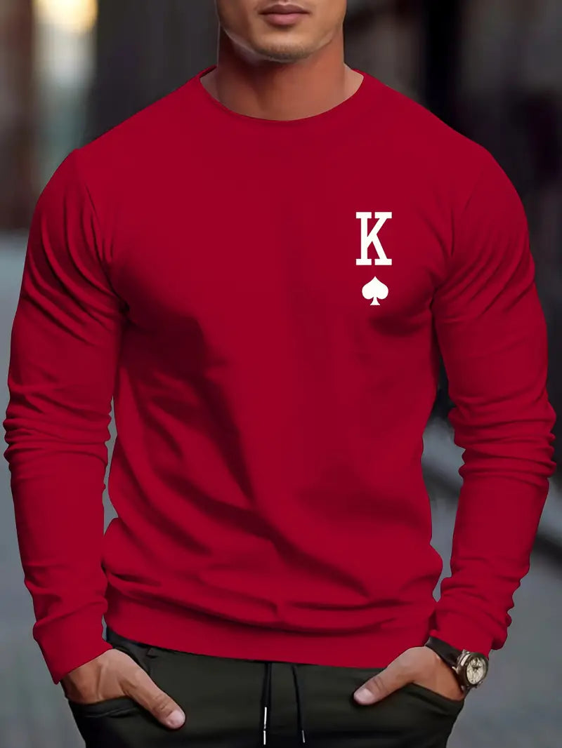 Klassischer Herren Pullover Rundhals Ausgezeichnete Qualität