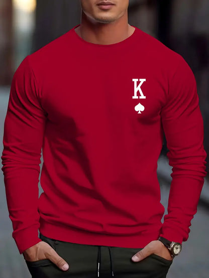 Klassischer Herren Pullover Rundhals Ausgezeichnete Qualität