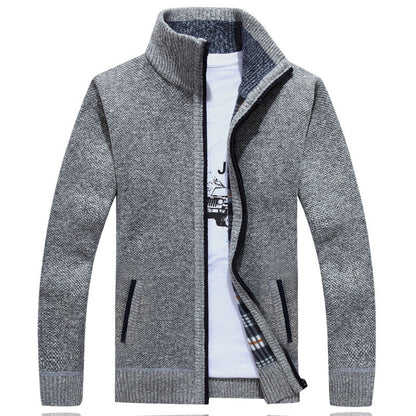 Herren Strickjacke Full-Zip Modern Style