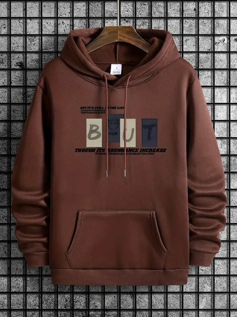 Garrett – Kapuzenpullover mit Grafik-Print für Herren
