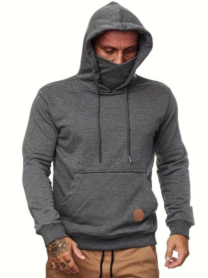 Trendiger Kapuzenpullover mit Maske für Männer