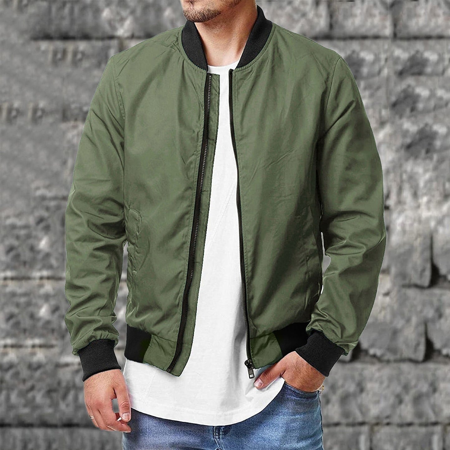 Stylische Herrenjacke Casual Look