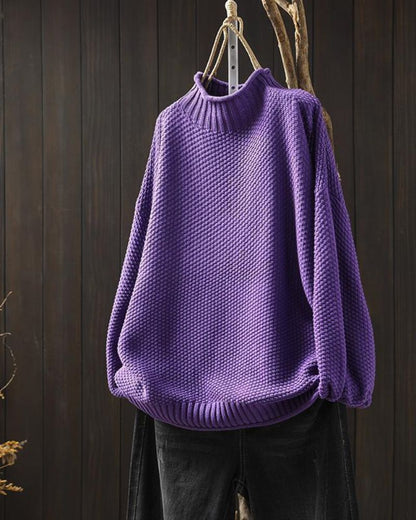 Weiches Frauenkleid | Strickpullover Damen