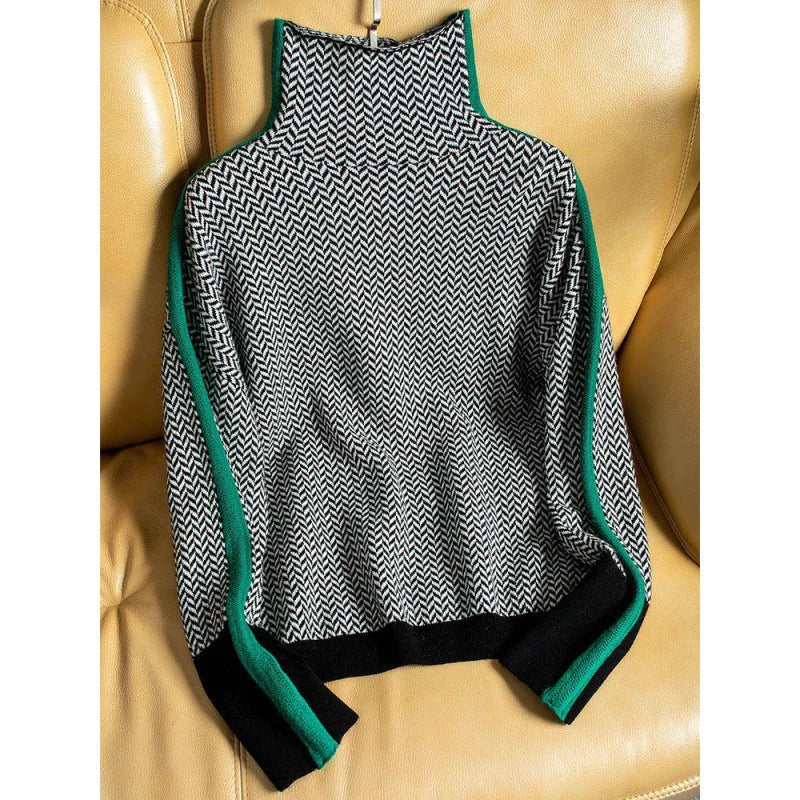 Elegante Strickkleidung | Premium Rollkragen Pullover Frauen