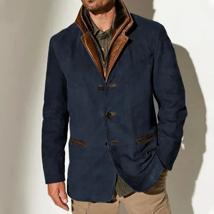 Herrenjacke Vintage Stil Elegantes Design