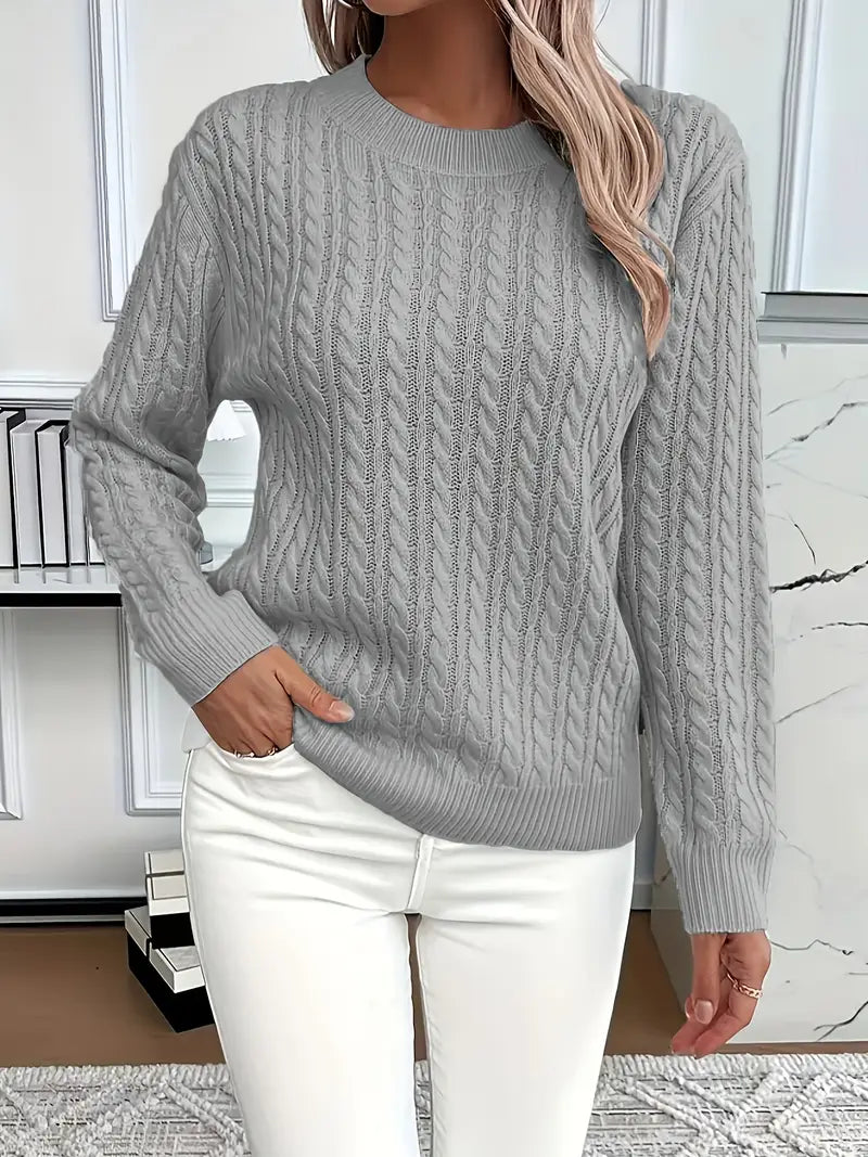 Herbstpullover Damen Bequem