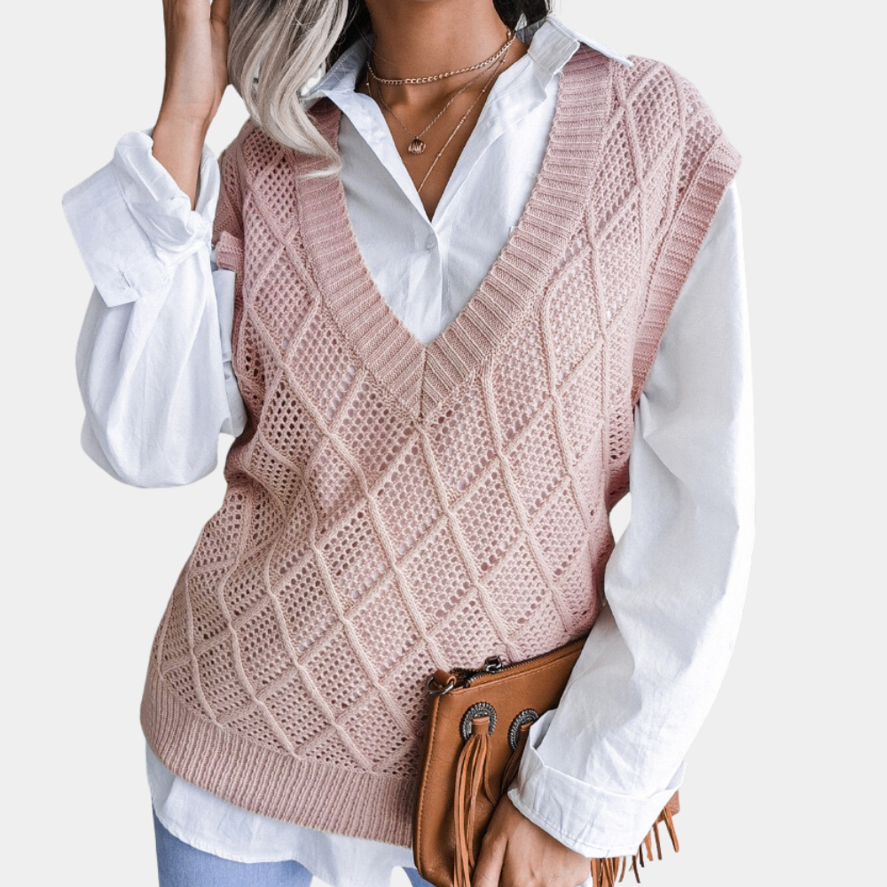 Modische Damenpullover Strick Design - IdealeKleiden