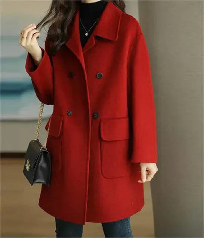 Elegante Damenmantel Chic Winter