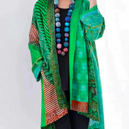 Herbstjacke Bunt Muster Damenjacke Maravilla