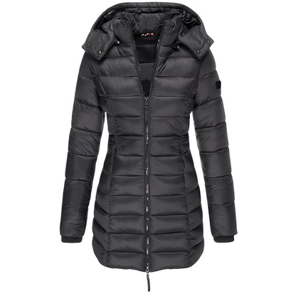 Eleganter Damenmantel Warm Gepolstert