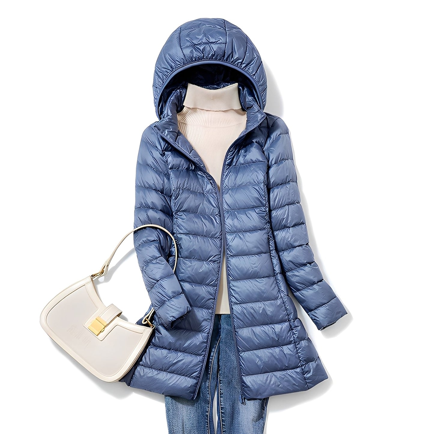 Stilvolle Damen Daunenjacke Warm und Kuschelig