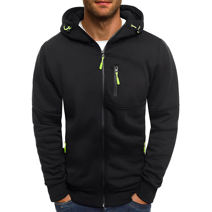 Stilvolle Herrenjacke Modern Kapuze