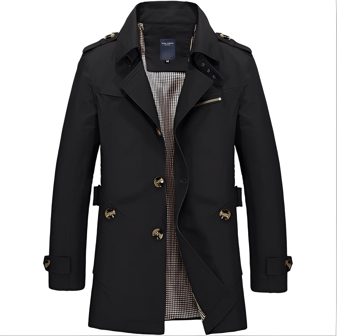 Praktische Herrenjacke Lässig Mittellang