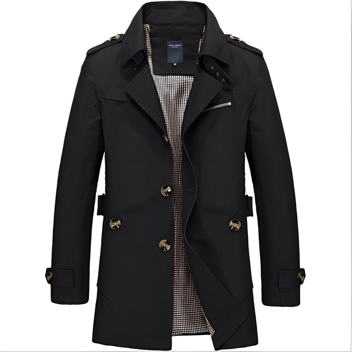 Praktische Herrenjacke Lässig Mittellang