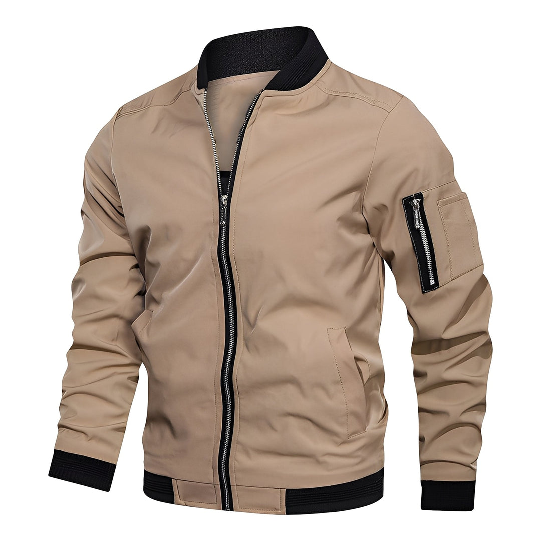 Stilvolle Bomberjacke Herren Sportlich Modern