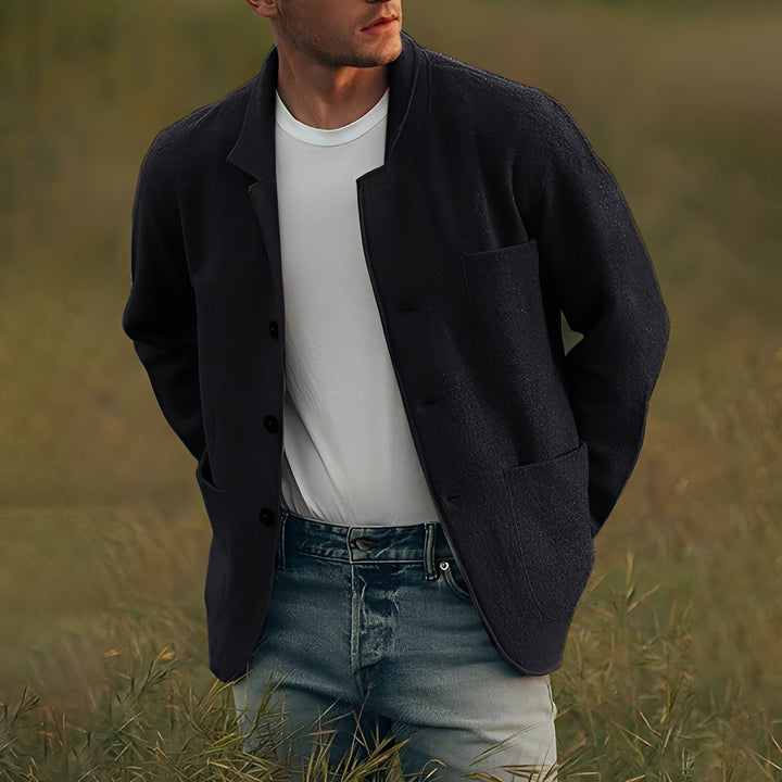 Herrenjacke Klassisch mit Taschen und Style