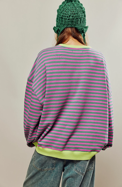 Helena | Streifen Pullover Damen