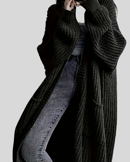 Eleganter Damen Cardigan Lang