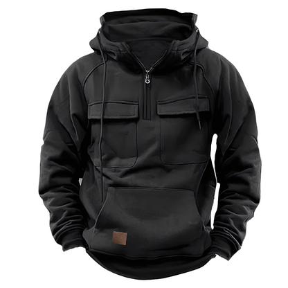 Praktischer Herren Hoodie Vieltaschen Design