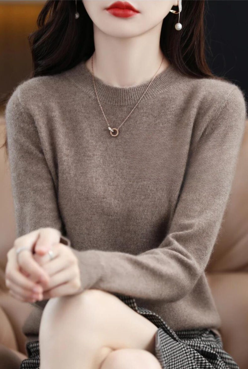 Elegante Wollpullover Damen Klassisch