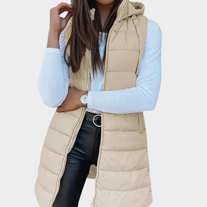 Warme Winterweste Mit Kapuze