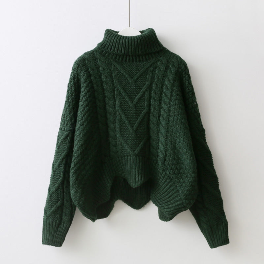 Warme Wollpulli Frauen Kleidung