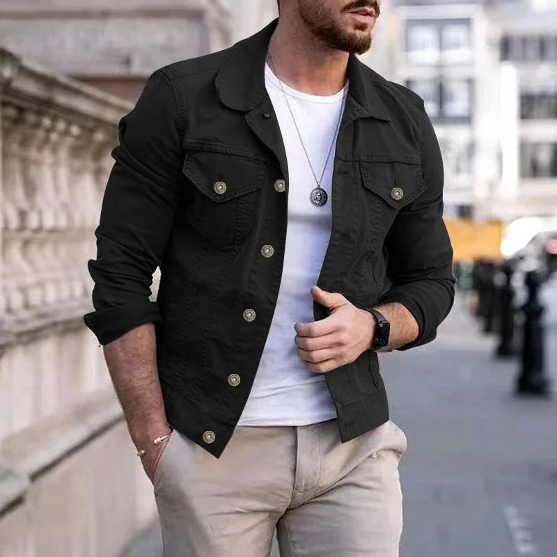 Klassische Herren Jeansjacke ModernSlimFit