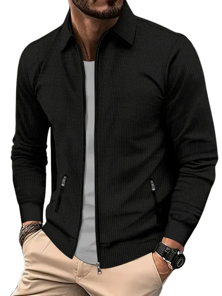 Herren Leichtjacke Reißverschluss Sportlich
