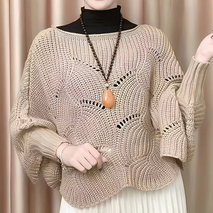 Damen Thermopullover Weite Ärmel Komfort