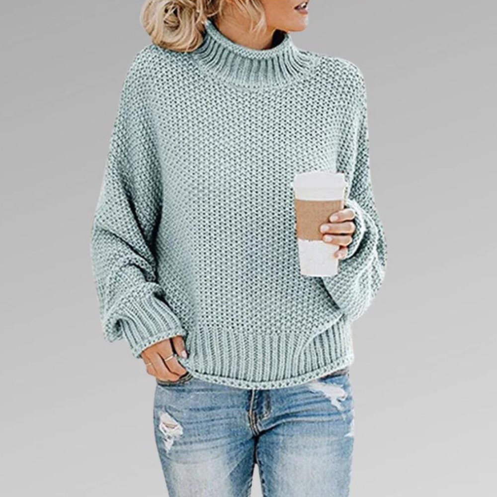 Elegante Strickpullover Damen Skandinavisch Chic