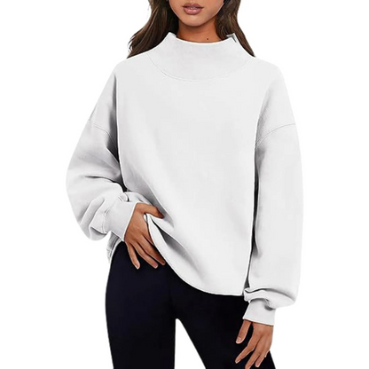 Bequemer Oversized Langarm Pullover