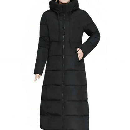 Lange Pufferjacke Gemütlich Winterstyle