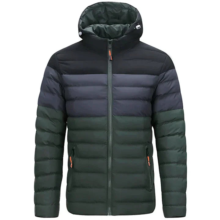 Stilvolle Wattierte Winterjacke Warm Und Elegant