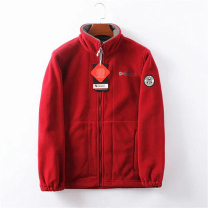 Herren Fleecejacke Winddicht Bequem