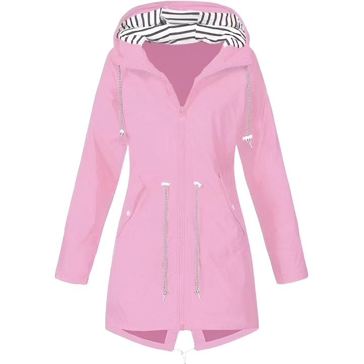 Wasserdichte Damenjacke Kapuze Regenjacke