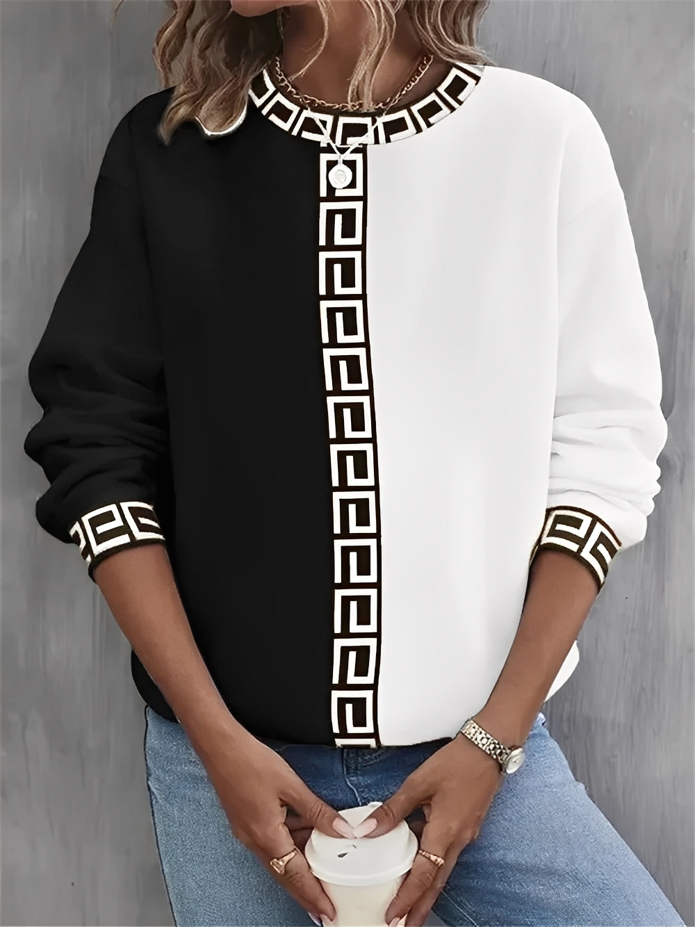 Stylischer Damenpullover Weich & Warm - IdealeKleiden